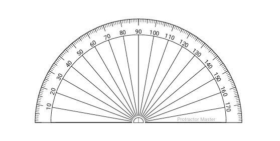 Basic 180 Degree Protractor