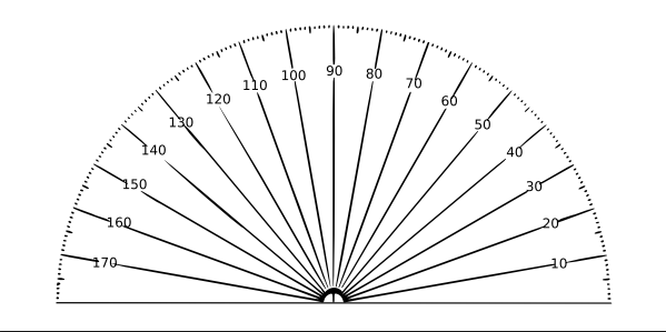 Half Circle Protractor